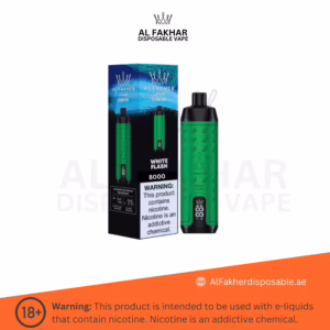 Al Fakher Crown Bar Pro 8000 Puffs White Flash