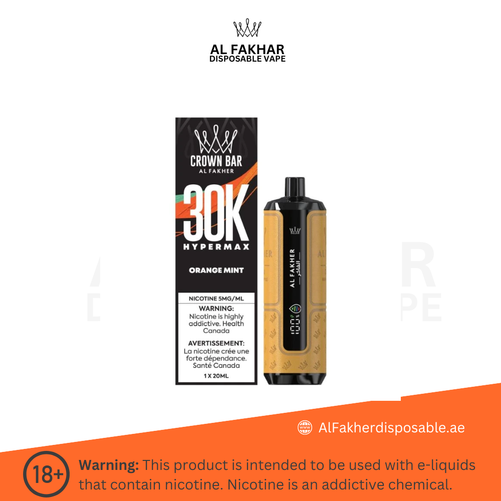 Al Fakher Hypermax 30000 Orange Mint