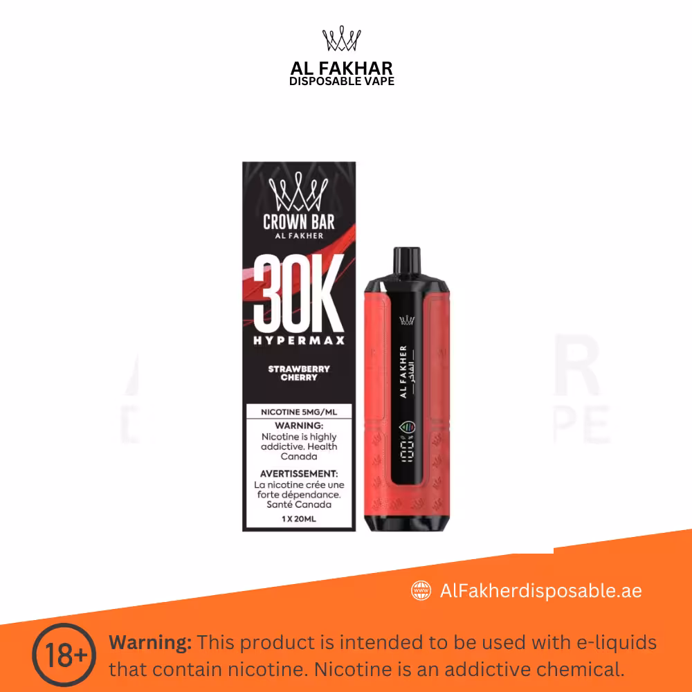 Al Fakher Hypermax 30000 Strawberry Cherry